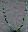 Natural Emerald Tumble Beads Strand, 298 Carat Green Gemstone Necklace (4mm-13mm)