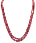 Natural Ruby Round Beads Strand, 415 Carat Gemstone Necklace 4mm-7mm (Jewelry Making)
