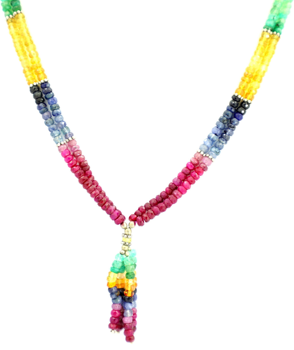Multi-Precious Gemstone Beads Strand, 4mm Round Natural Gemstones for Jewelry Making