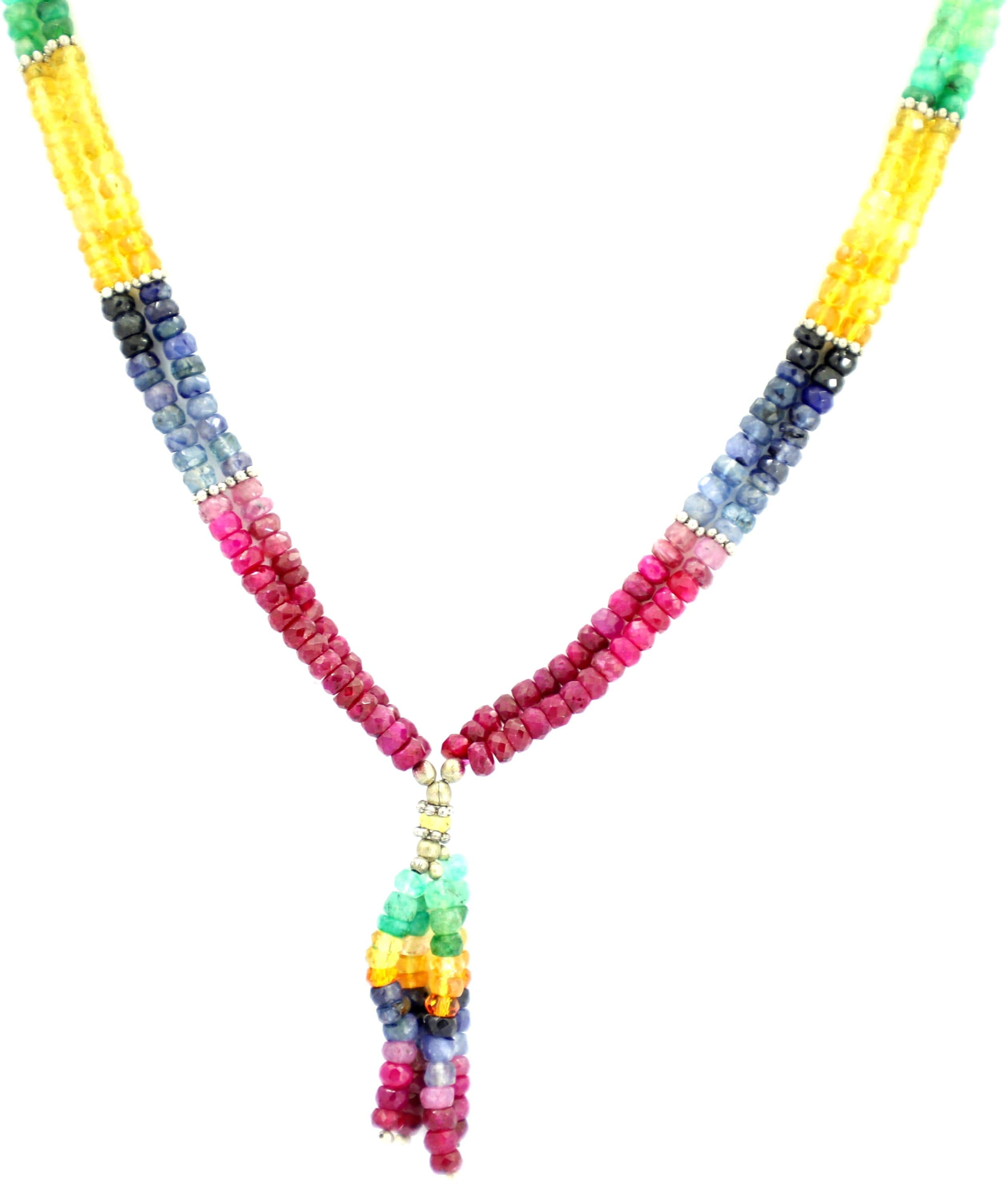 Multi-Precious Gemstone Beads Strand, 4mm Round Natural Gemstones for Jewelry Making