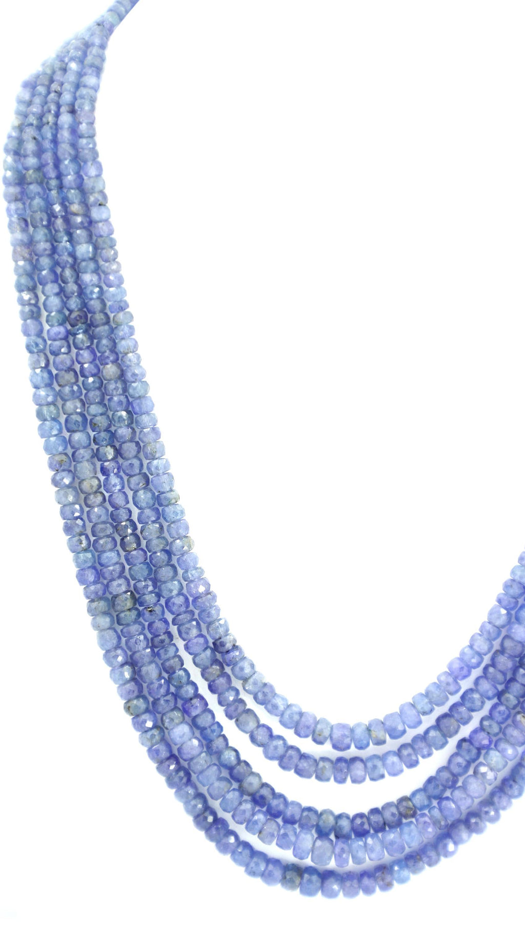 Natural Tanzanite Faceted Beads Strand, 3mm-6mm Gemstone Jewelry Making Supply