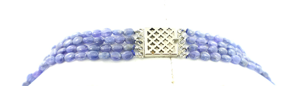 Natural Blue Sapphire Oval Beads Strand, 405 Carat Gemstone Necklace (4-10mm)