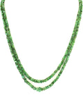 Natural Emerald Round Beads Strand, 136 Carat Gemstone Necklace 3mm-7mm