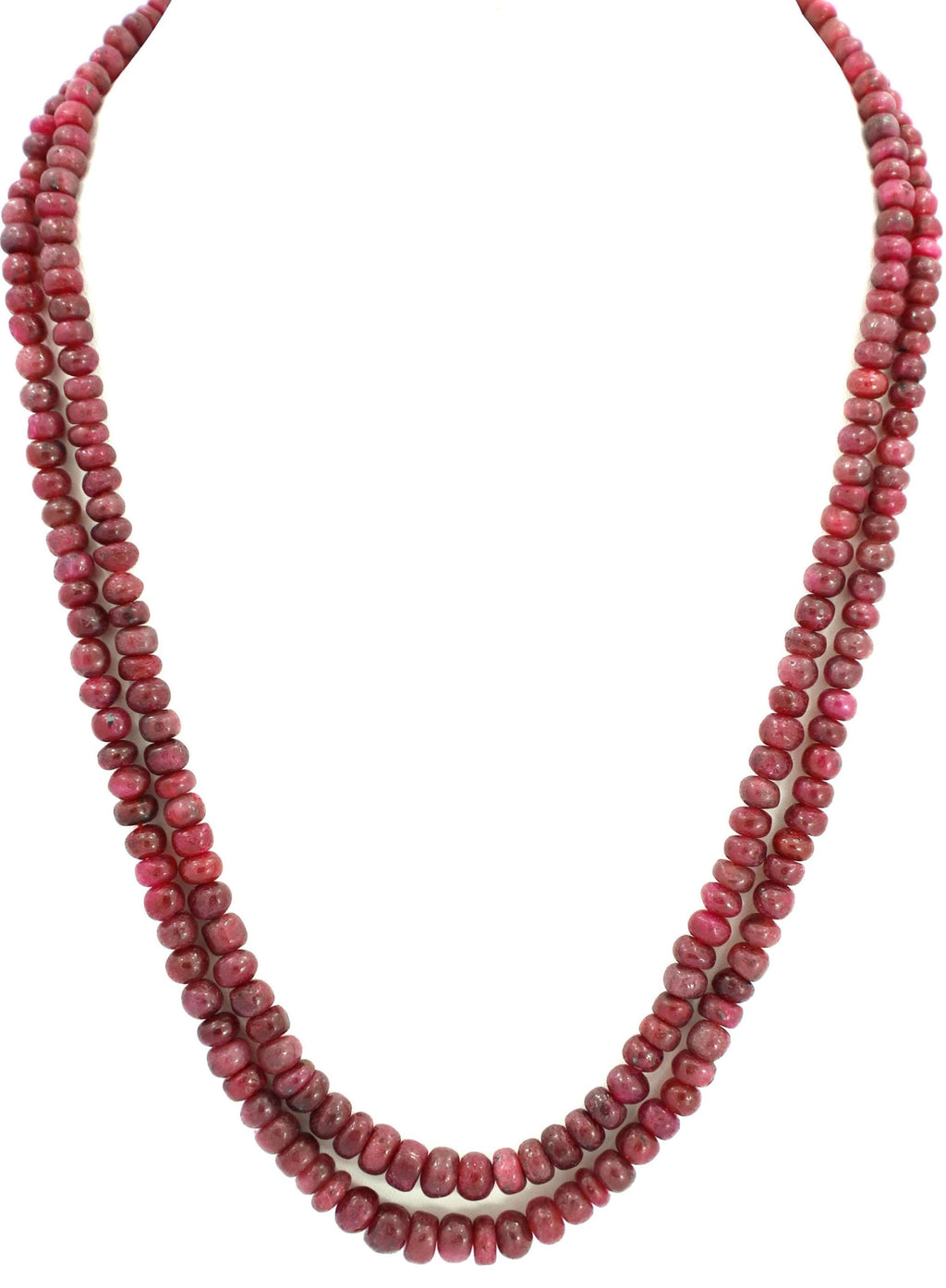 Natural Ruby Round Beads Strand, 396 Carat Gemstone Necklace 4mm-8mm (Jewelry Making)