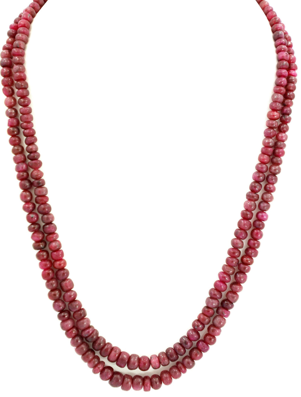 Natural Ruby Round Beads Strand, 396 Carat Gemstone Necklace 4mm-8mm (Jewelry Making)