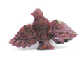Natural Ruby Bird Carving, Museum Grade Gemstone Animal Statue, 104 Carat Home Decor