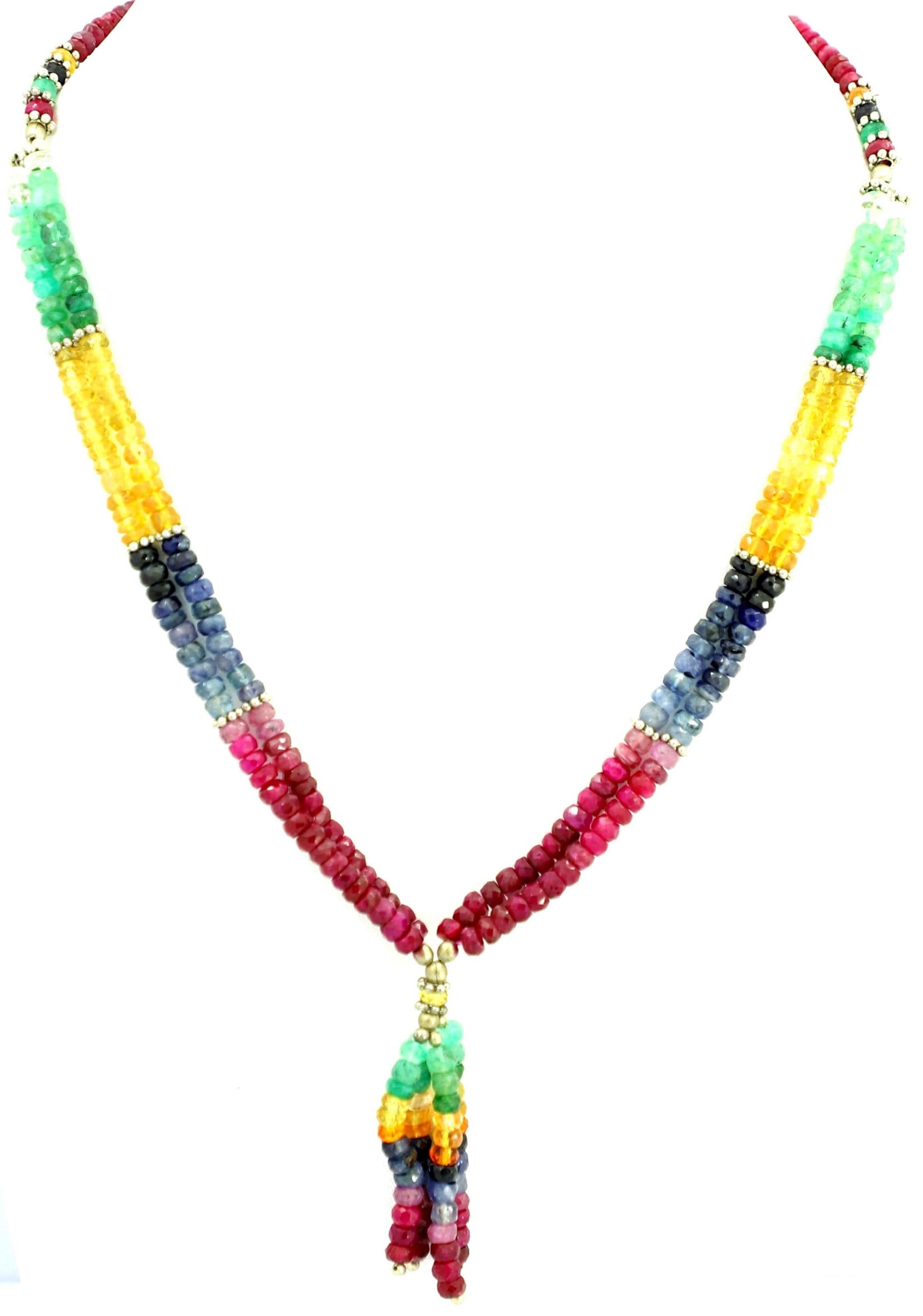 Multi-Precious Gemstone Beads Strand, 4mm Round Natural Gemstones for Jewelry Making