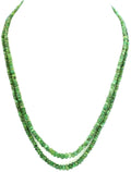 Natural Emerald Round Beads Strand, 131.2 Carat Gemstone Jewelry Making Supply