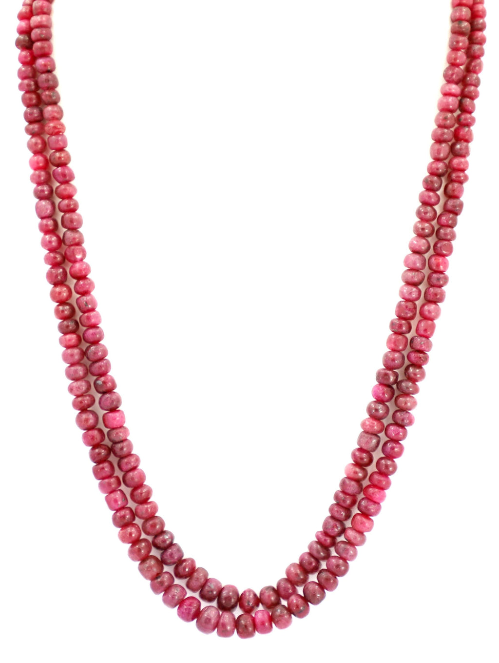 Natural Ruby Round Beads Strand, 416 Carat Gemstone Jewelry Making Supply